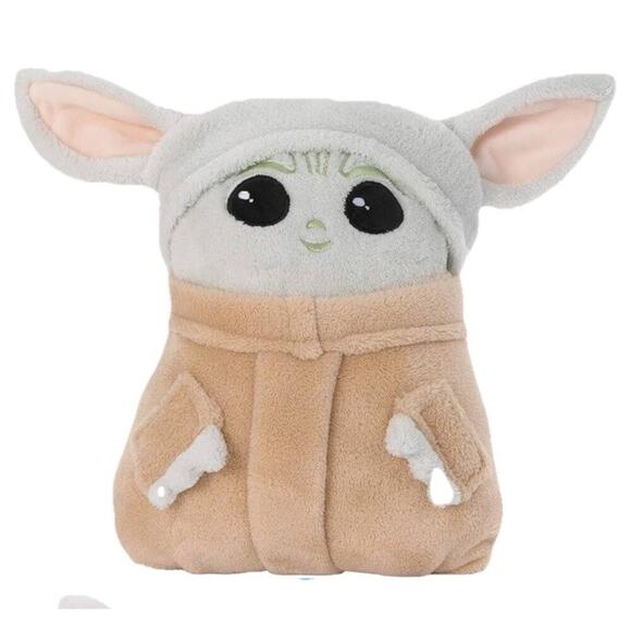 Nojo Other - Nojo Yoda Grogu Star Wars Plush Huggie Blanket Toddler Stuffed Animal Soft
